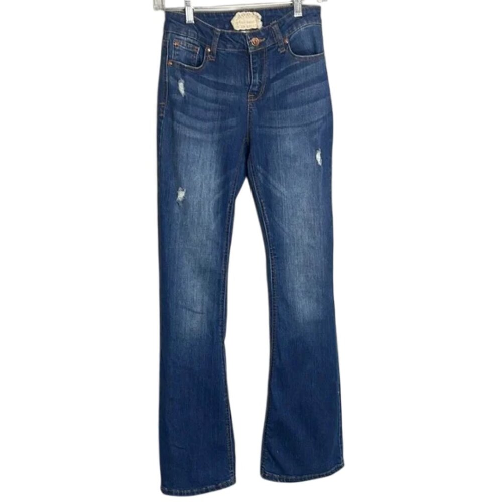 Altar'd State Dark Blue Boot Cut Jeans